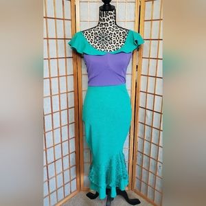 Disney Hot Topic Little Mermaid Ariel Cosplay Dress, Size Small